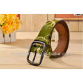 Military Green leisure printed belts men